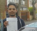 JoshuaS with Driving test pass certificate